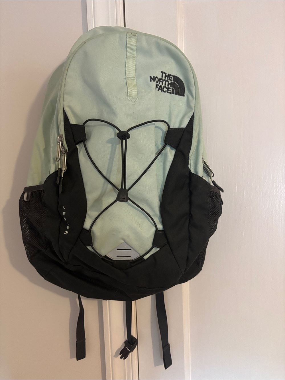 The North Face Jester Mint Green & Black Backpack